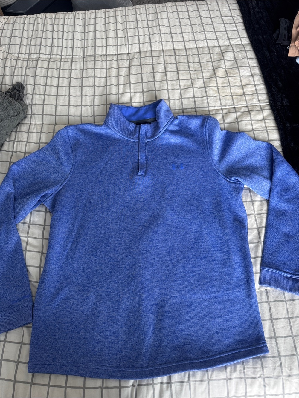 Under Armour Men's Royal Blue Quarter-Zip Sweatshirt